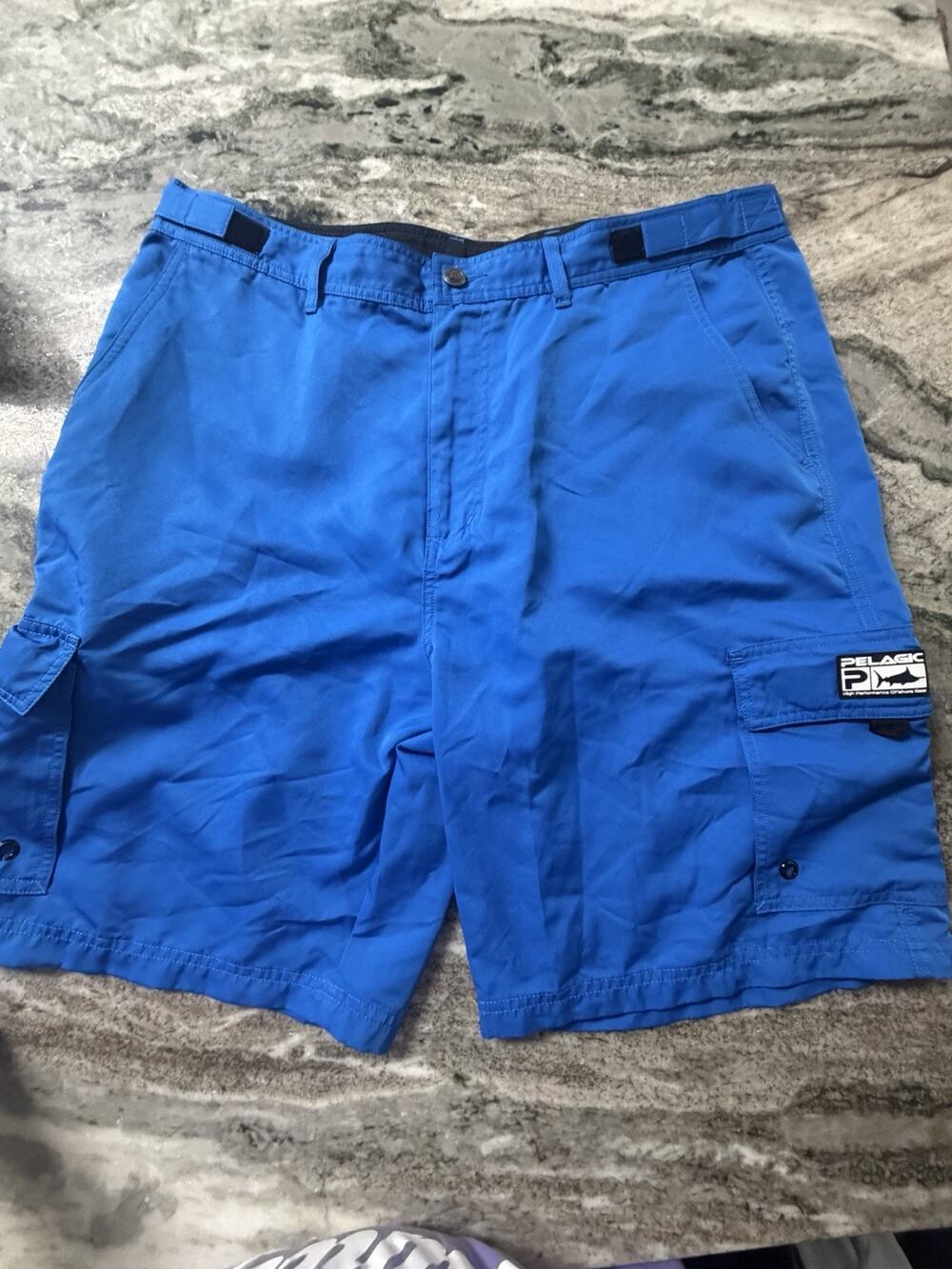 Pelagic Men’s Offshore High Performance Shorts Size 38 Swim Shorts (AR34)
